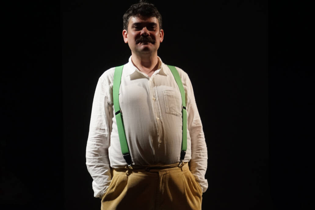 J'ai 8 ans et je m'appelle Jean Rochefort de Adele Fugere avec Thomas Drelon Theatre des Beliers Avignon