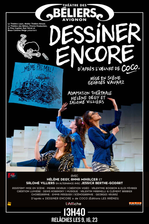 Dessiner encore theatre des beliers avignon off 2026