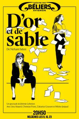 D or et de sable - Jeremie Lebretaon - Avignon Off 2026 theatre des Beliers