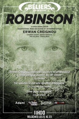 Robinson - Erwan Creignou - Avignon off 2026